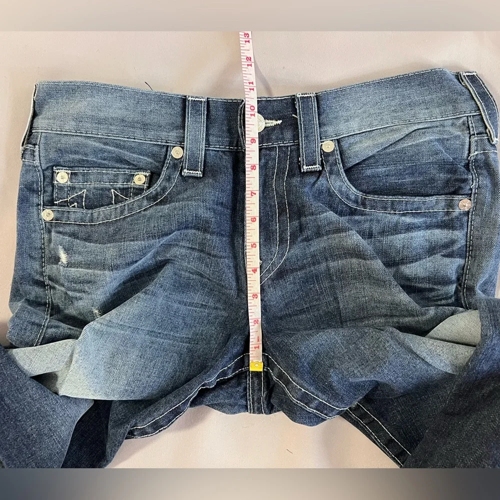 Men's True Religion Jeans Straight Size 32‎ RN# 112790 Denim Horseshoe Gorgeous